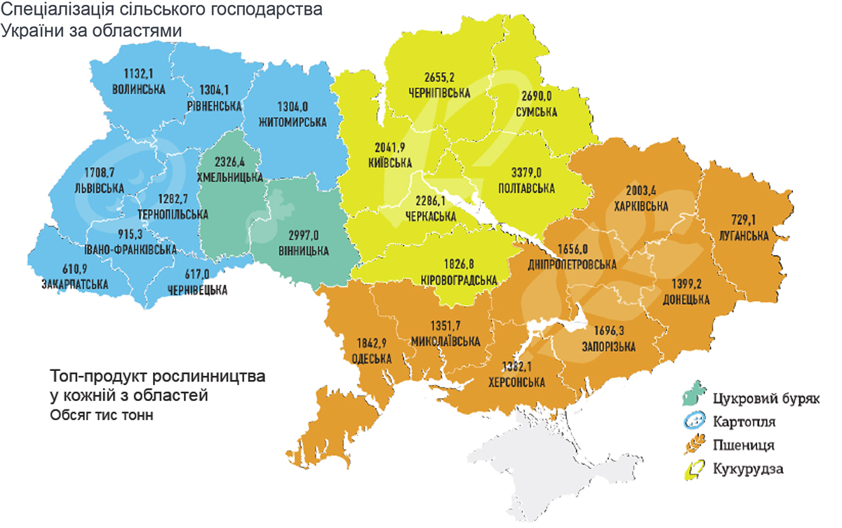 Где на украинском. Сельское хозяйство Украины карта. Сельскохозяйственные регионы Украины. Сельскохозяйственные области Украины на карте. Зерновые регионы Украины.